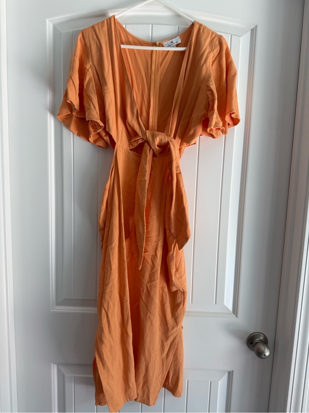 Orange Midi Dress